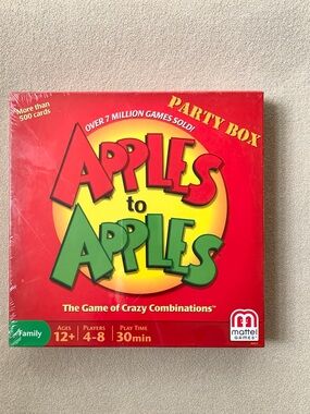 Apples to Apples Party Box Game New in packaging